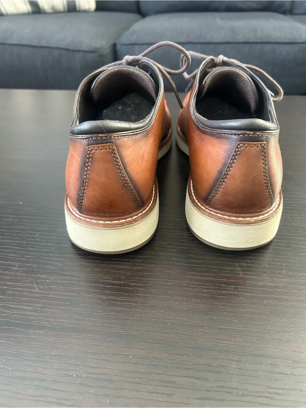 Cole Haan men’s American classic Oxford Brown Leather Derby Shoes